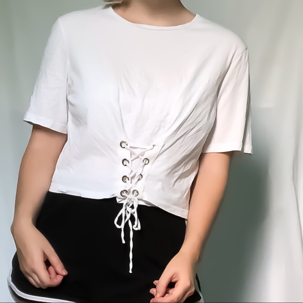 White tie top